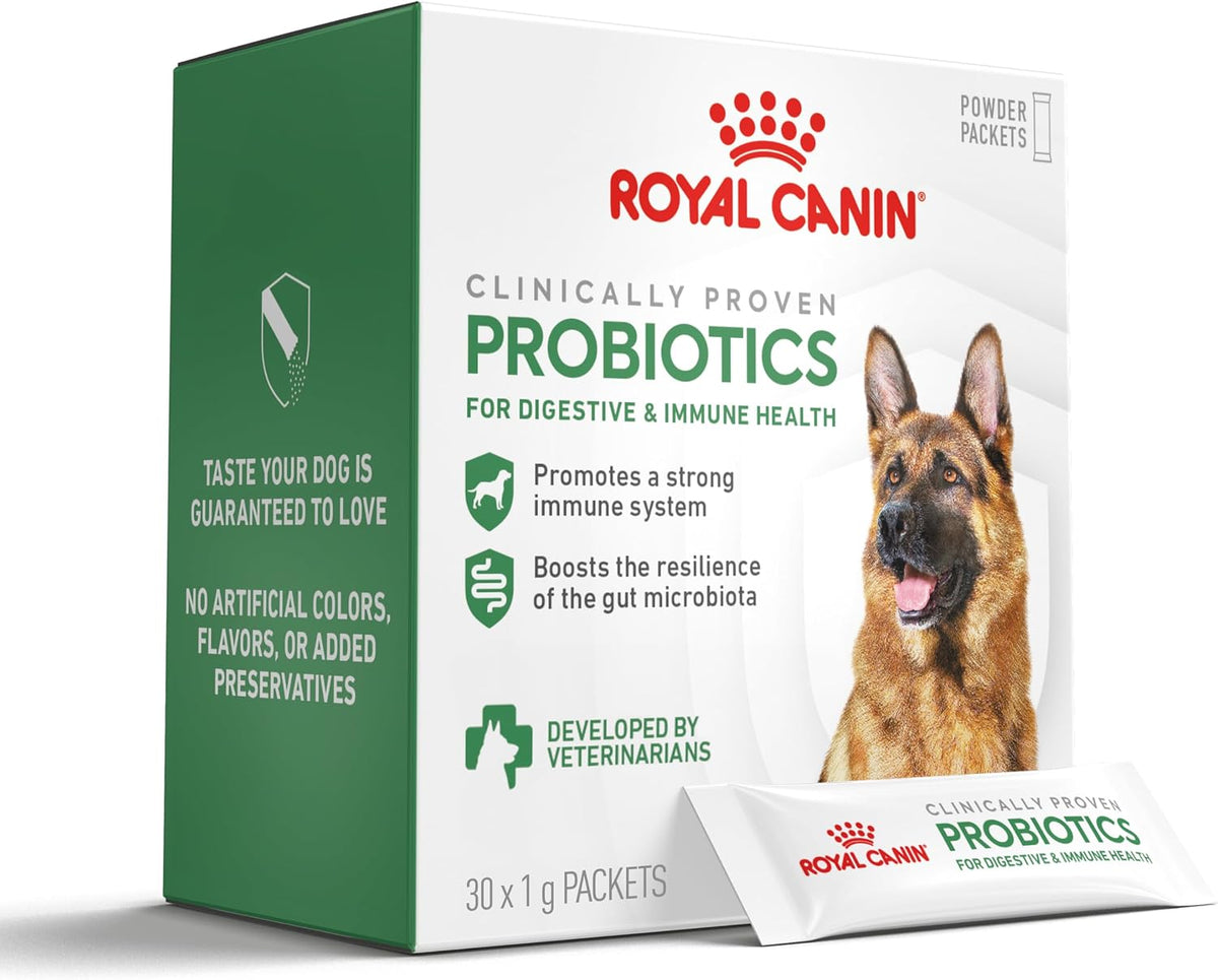 Royal Canin Probiotics Powder Supplement for Dogs - Boost Digestive & Immune Health, 30 Count - Suitable for All Ages