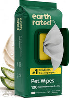 Eco-Friendly Dog Wipes - Deodorizing & Unscented, 100 Count for Paws & Butt Cleanliness