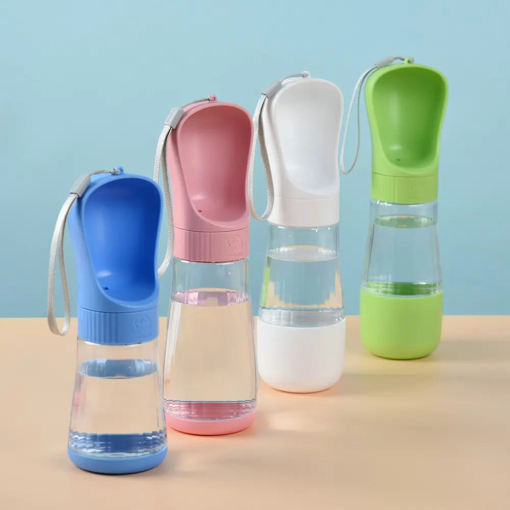 Ultimate Pet Travel Water Cup: 320ML Water Tank & 170ML Food Container – Leak-Proof, Rotatable Design for On-the-Go Hydration and Feeding!