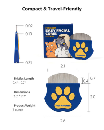 Ultimate Premium Stainless Steel Eye Comb – Your Pet's Best Tear Stain Solution