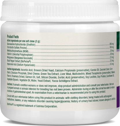 Delicious Liver-Flavored Hip and Joint Soft Chews for Dogs - 90 Count, Ultimate Mobility Support