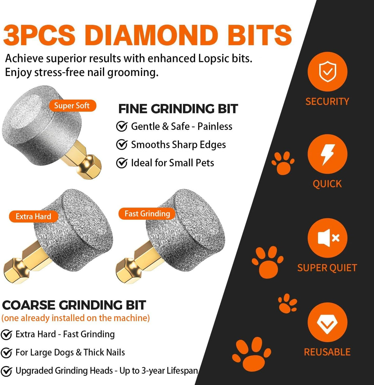 Whisper-Quiet Nail Grinder: The Ultimate Stress-Free Grooming Solution for Your Pets