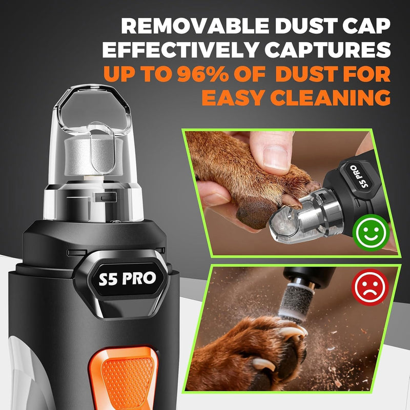 Whisper-Quiet Nail Grinder: The Ultimate Stress-Free Grooming Solution for Your Pets