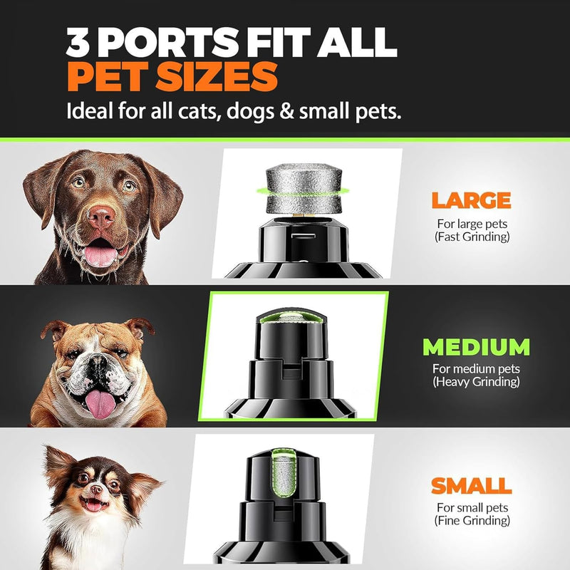 Whisper-Quiet Nail Grinder: The Ultimate Stress-Free Grooming Solution for Your Pets