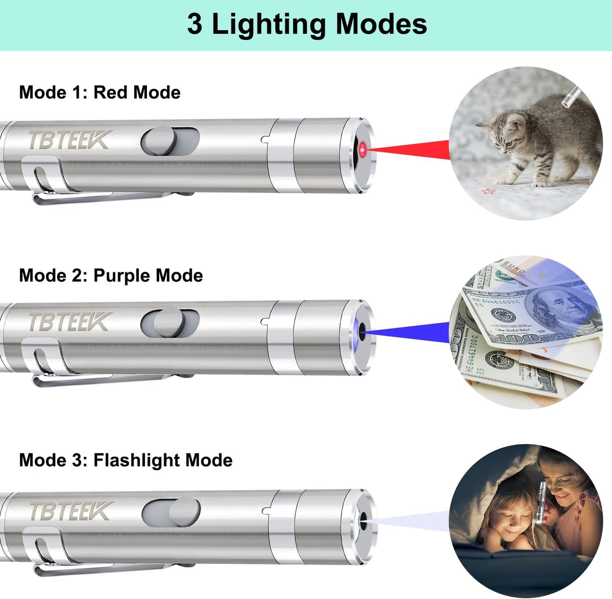 Endless Fun for Your Feline: Rechargeable Cat Toy with 3 Light Modes & 5 Engaging Patterns!