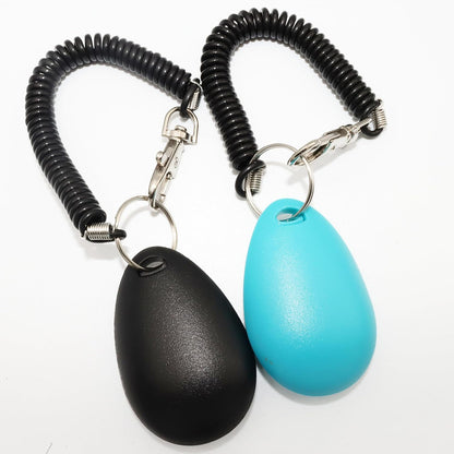 Ultimate Clicker Training Tool for Dogs, Cats, Birds, and Horses – Includes Wrist Strap & Keyring for Effortless Training!