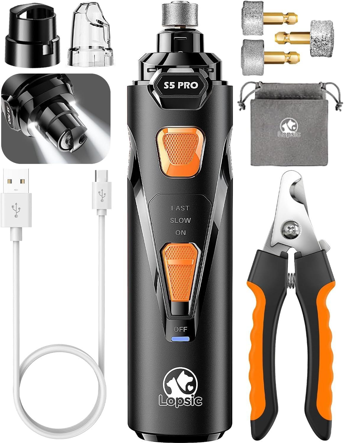 Whisper-Quiet Nail Grinder: The Ultimate Stress-Free Grooming Solution for Your Pets