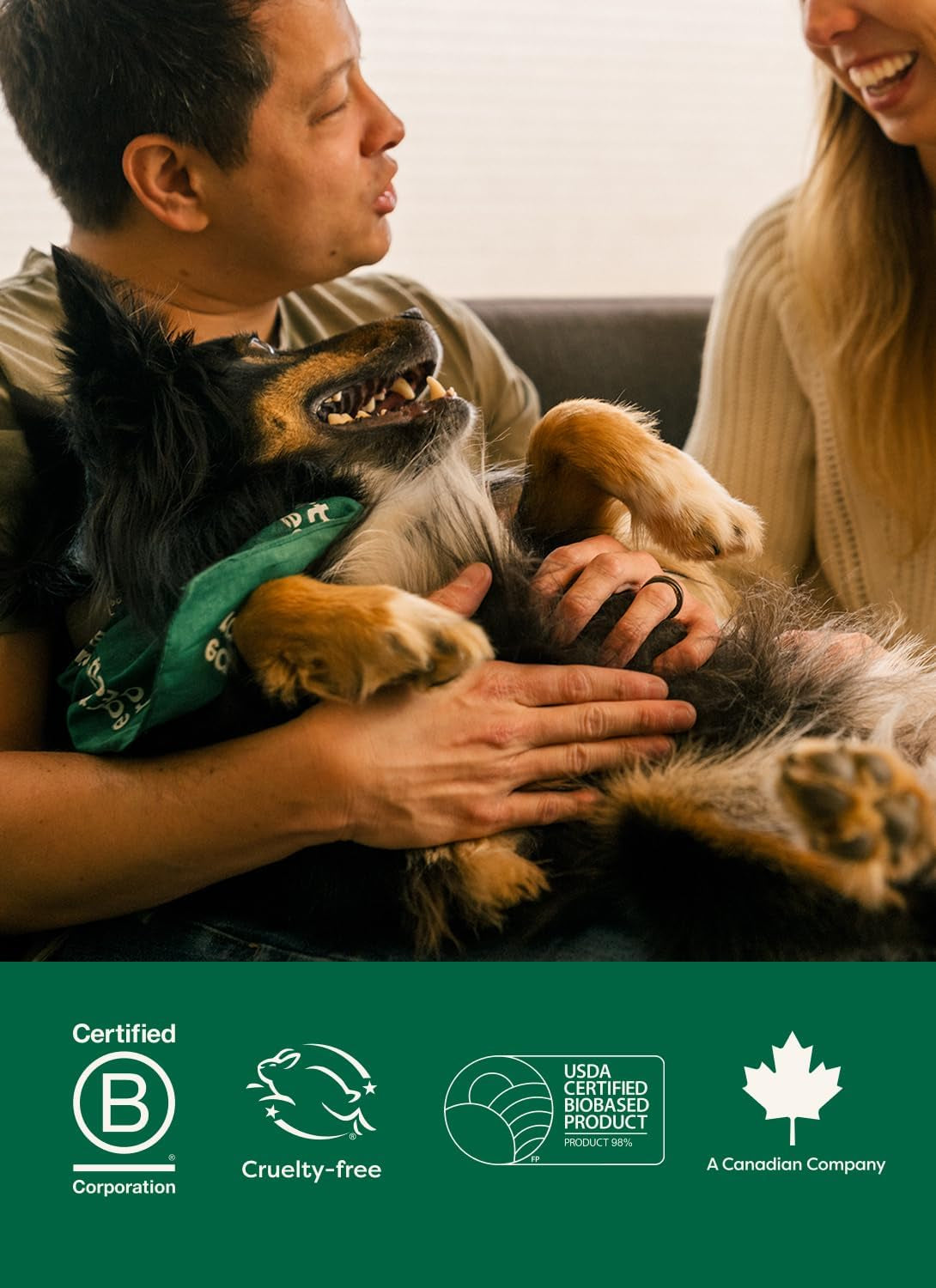 Eco-Friendly Dog Wipes - Deodorizing & Unscented, 100 Count for Paws & Butt Cleanliness