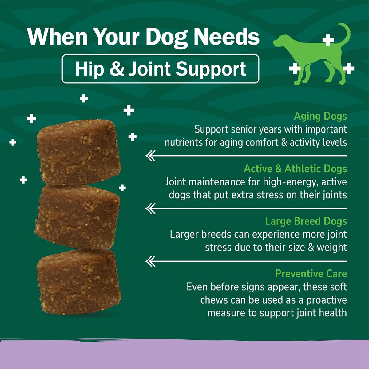 Delicious Liver-Flavored Hip and Joint Soft Chews for Dogs - 90 Count, Ultimate Mobility Support