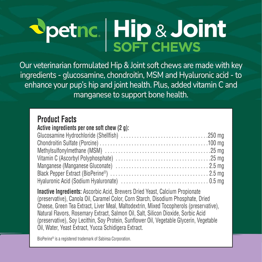 Delicious Liver-Flavored Hip and Joint Soft Chews for Dogs - 90 Count, Ultimate Mobility Support