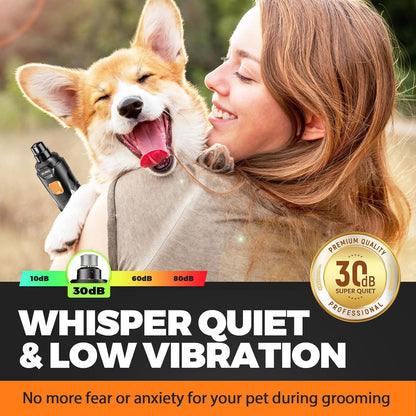 Whisper-Quiet Nail Grinder: The Ultimate Stress-Free Grooming Solution for Your Pets