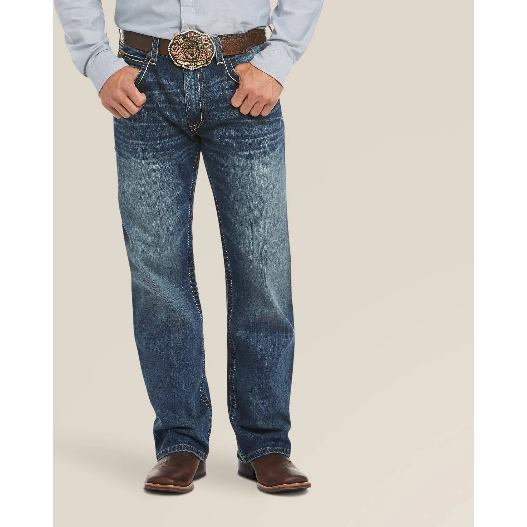 Ariat Men's M4 Silverton Low Rise Preston Bootcut Jean