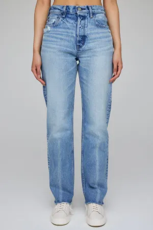 Ashleys Wide Straight Jean Light Blue