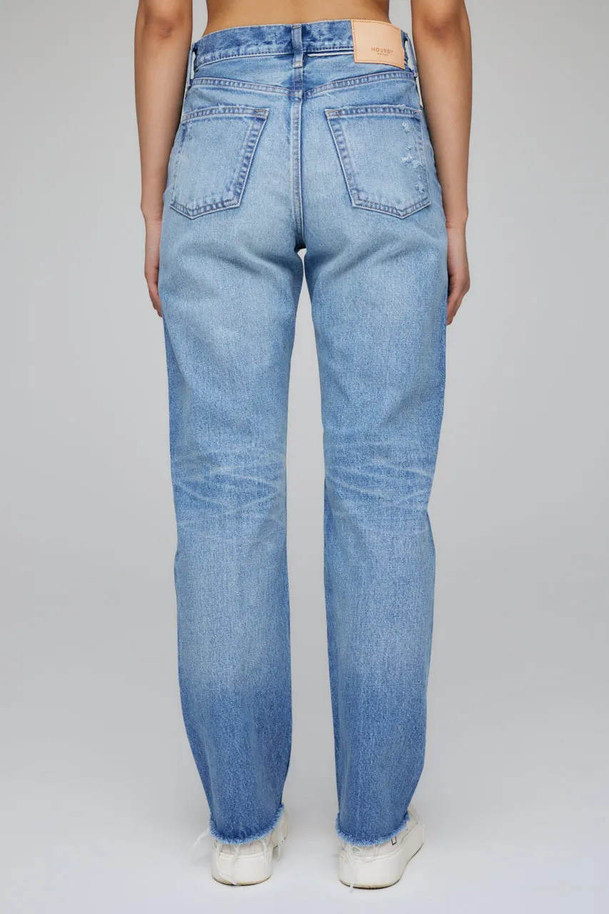 Ashleys Wide Straight Jean Light Blue