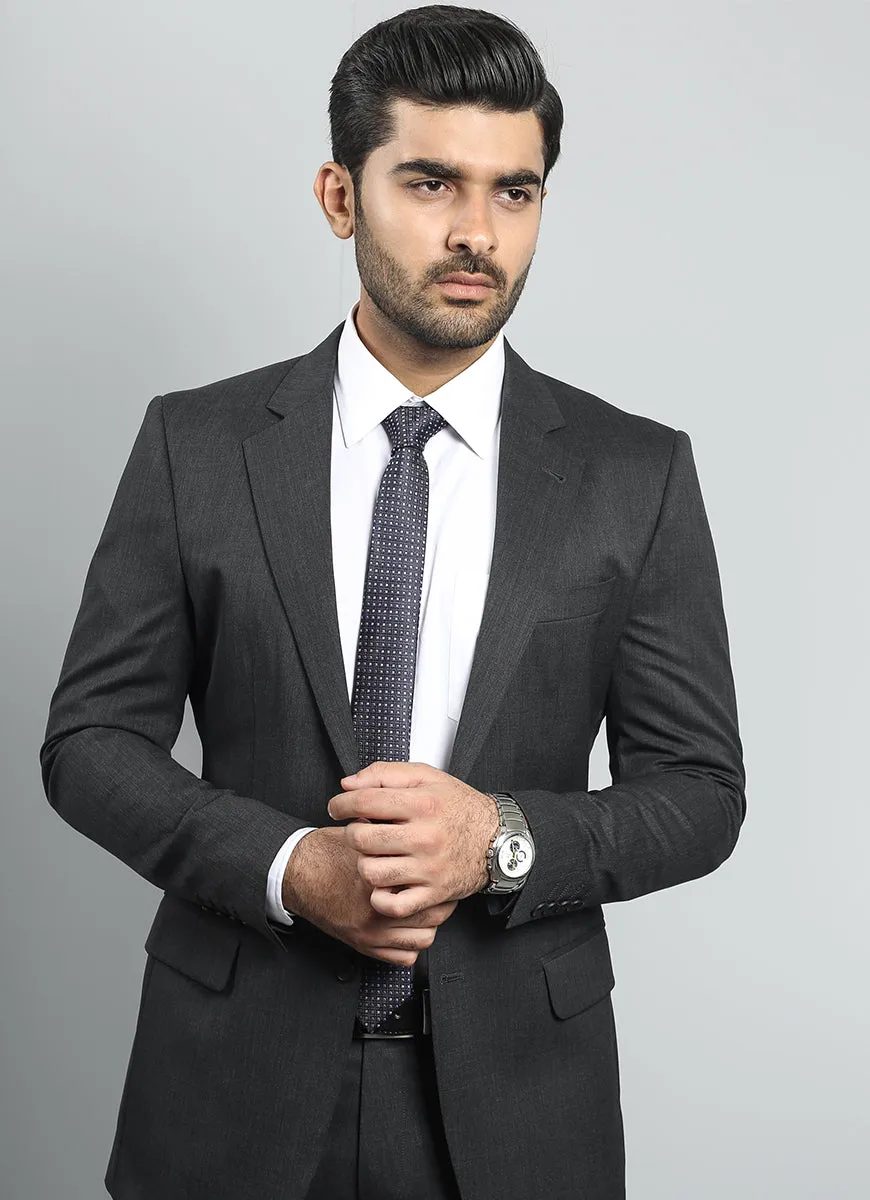 Classic Charcoal Grey Suit