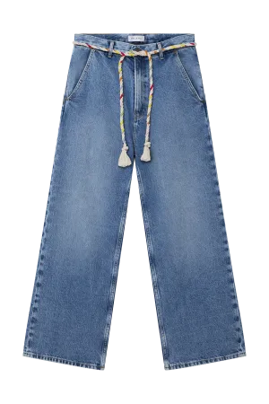 Denim Straight Leg Jeans