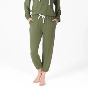 LatteLove High Waisted Jogger Olivine