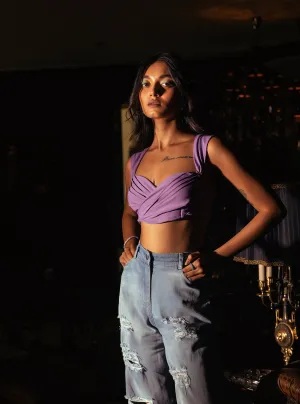 Marcella Lavender Bralette Top