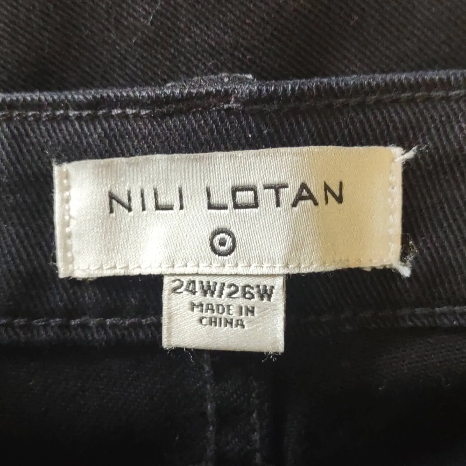 Nili Lotan x Target High-Rise Ankle Length Skinny Jeans Black