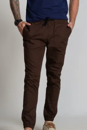 Slim Fit Utility - Jogger - Chocolate